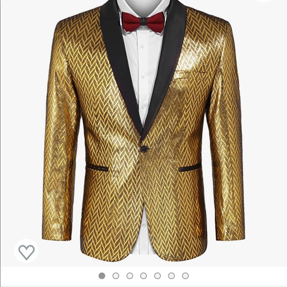 Gold Men’s Blazer! New with tags!